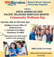 Asian American and Pacific Islander Heritage Month Community Wellness Day