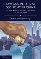 Law & Political Economy in China's New Era (Tami Groswald Ozery, The Hebrew University of Jerusalem, Israel) (cancelled)